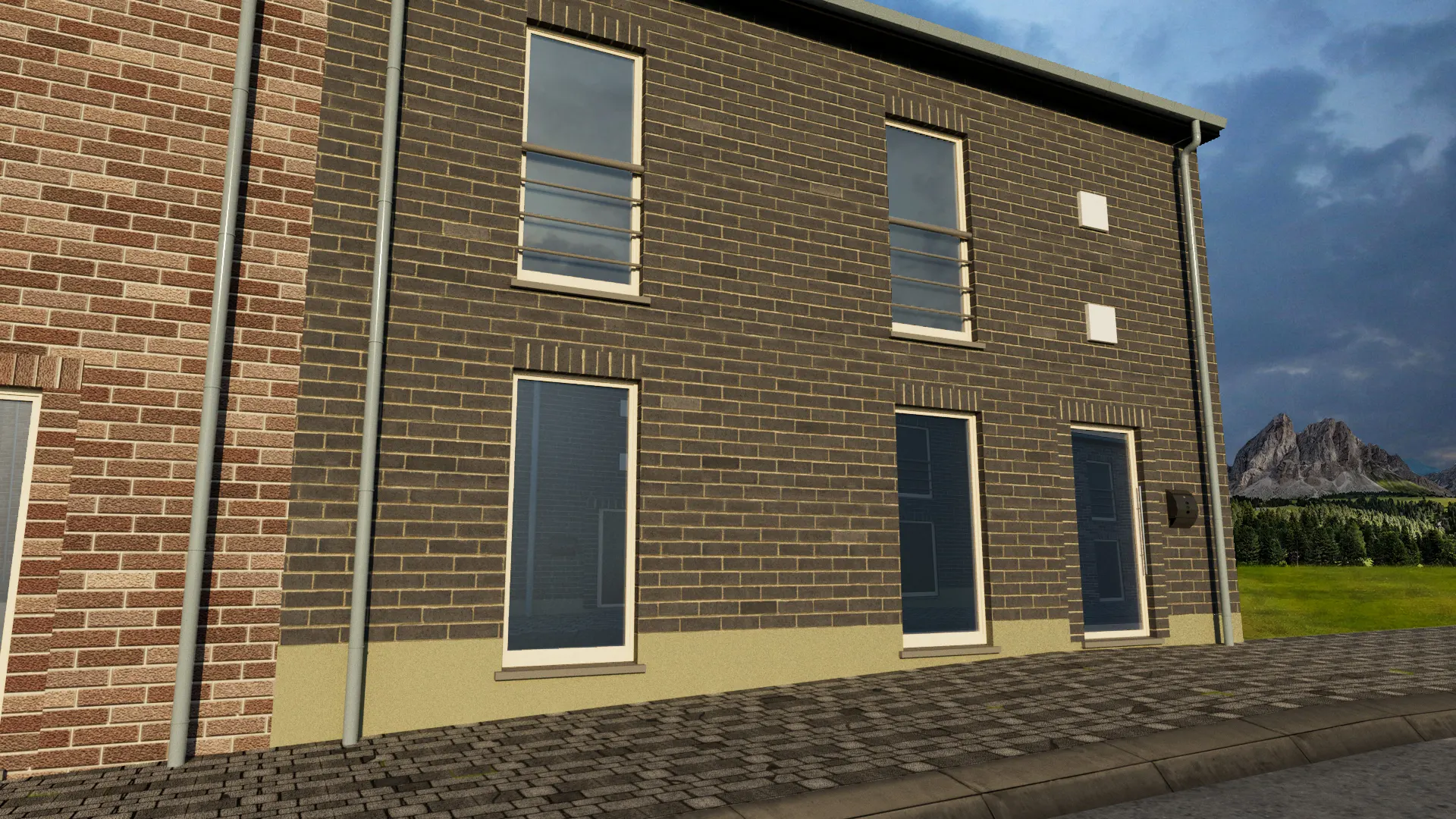 Rendu vue avant gauche avec post-prod